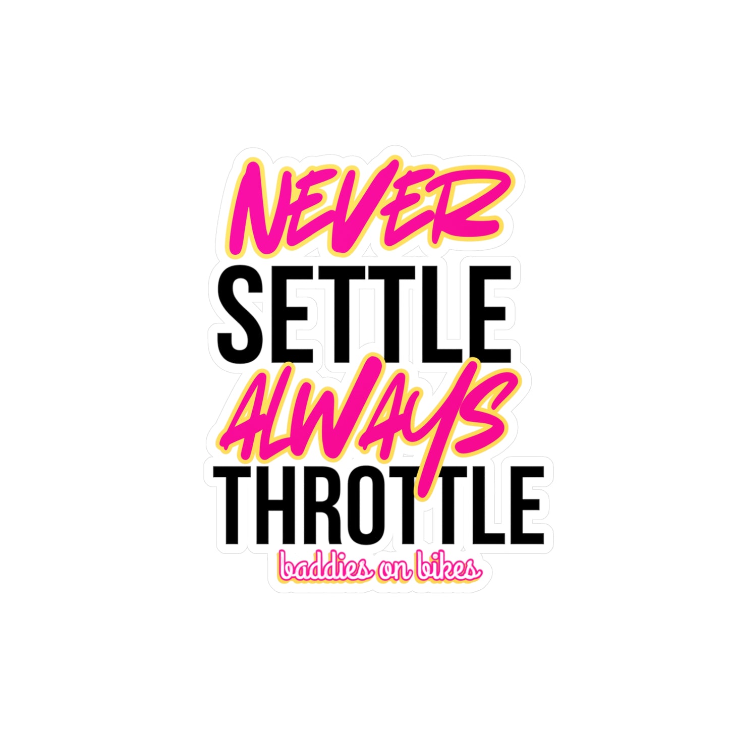 No Settling Vinyl