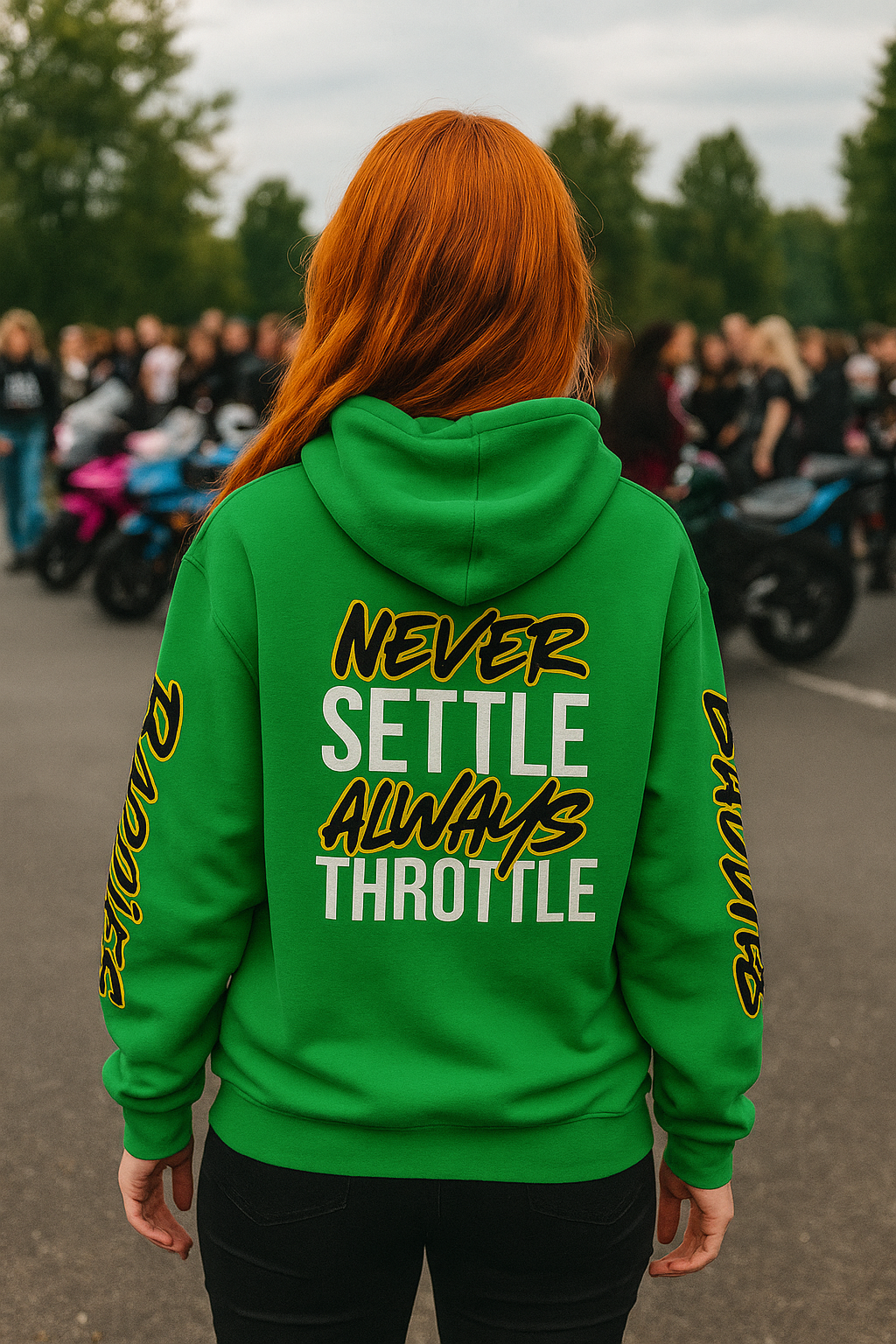 Caution Queen Hoodie
