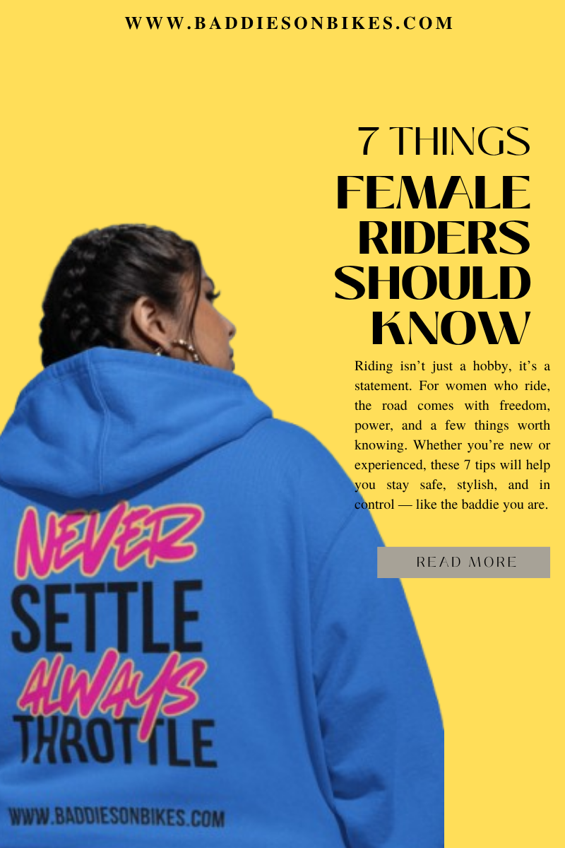 7 Things Female Riders Should Know