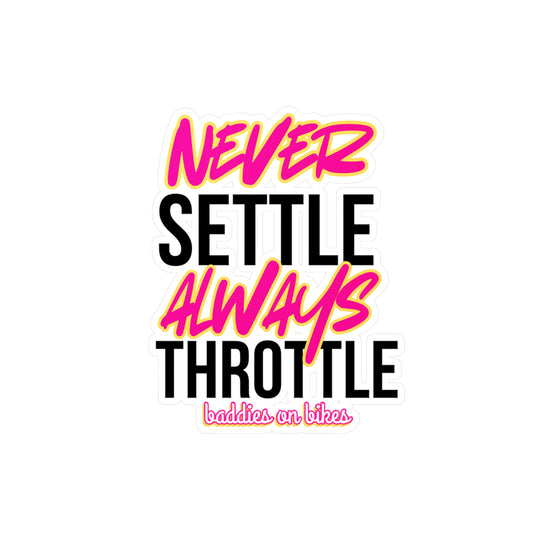 No Settling Vinyl