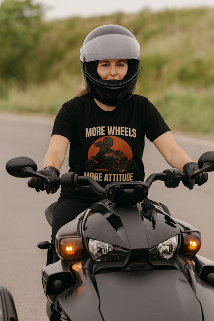 More Wheels, More Attitude Tee